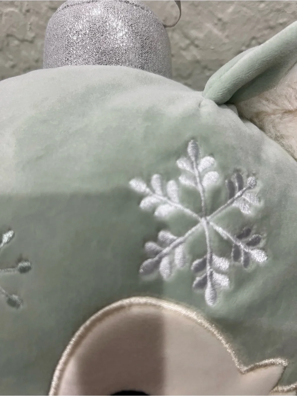 Plush Winter Fox Decorative Squishmallow - Mint Green